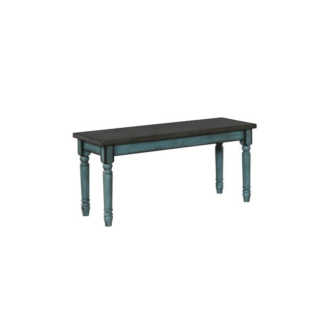 Laurel Foundry Modern Farmhouse® Ivor 40" Two Tone Solid Wood Farmhouse Dining Bench