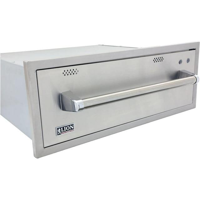 Lion 30-Inch Built-In 120V Electric Stainless Steel Warming Drawer