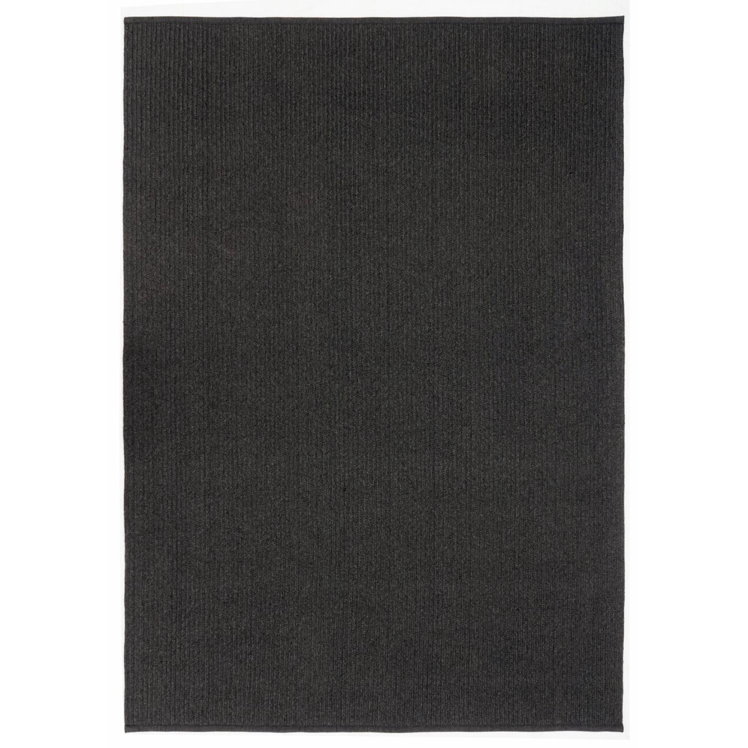 Liora Manne Calais Solid Indoor/Outdoor Rug Charcoal 5' x 7'6"