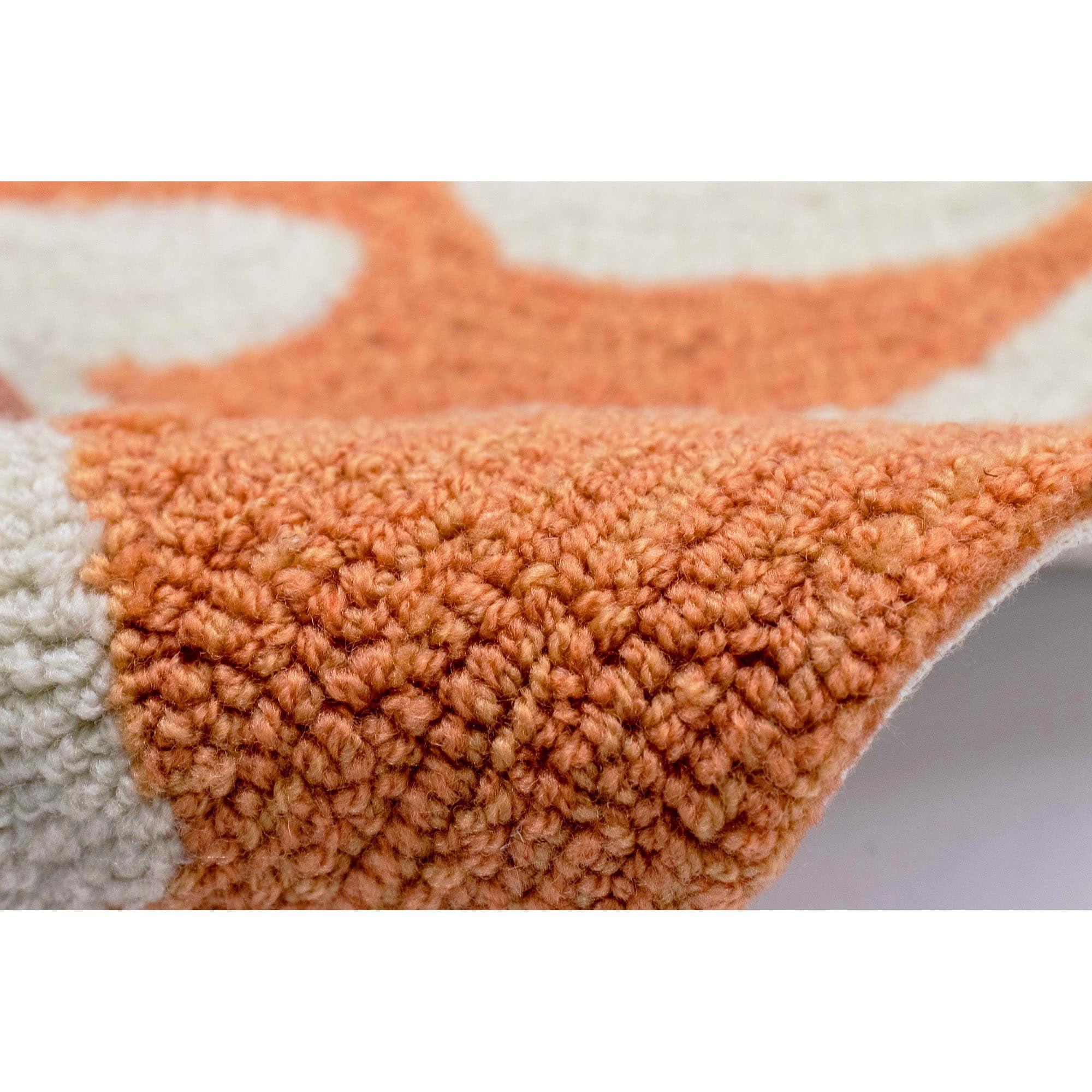 Liora Manne Capri Coral Border Indoor/Outdoor Rug Coral 1'8" x 2'6"