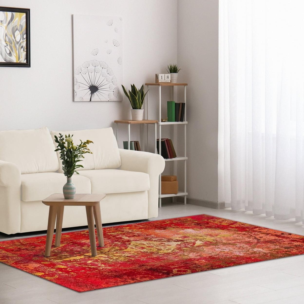 Liora Manne Marina Kermin Indoor/Outdoor Rug Saffron 2'7" x 4'3"
