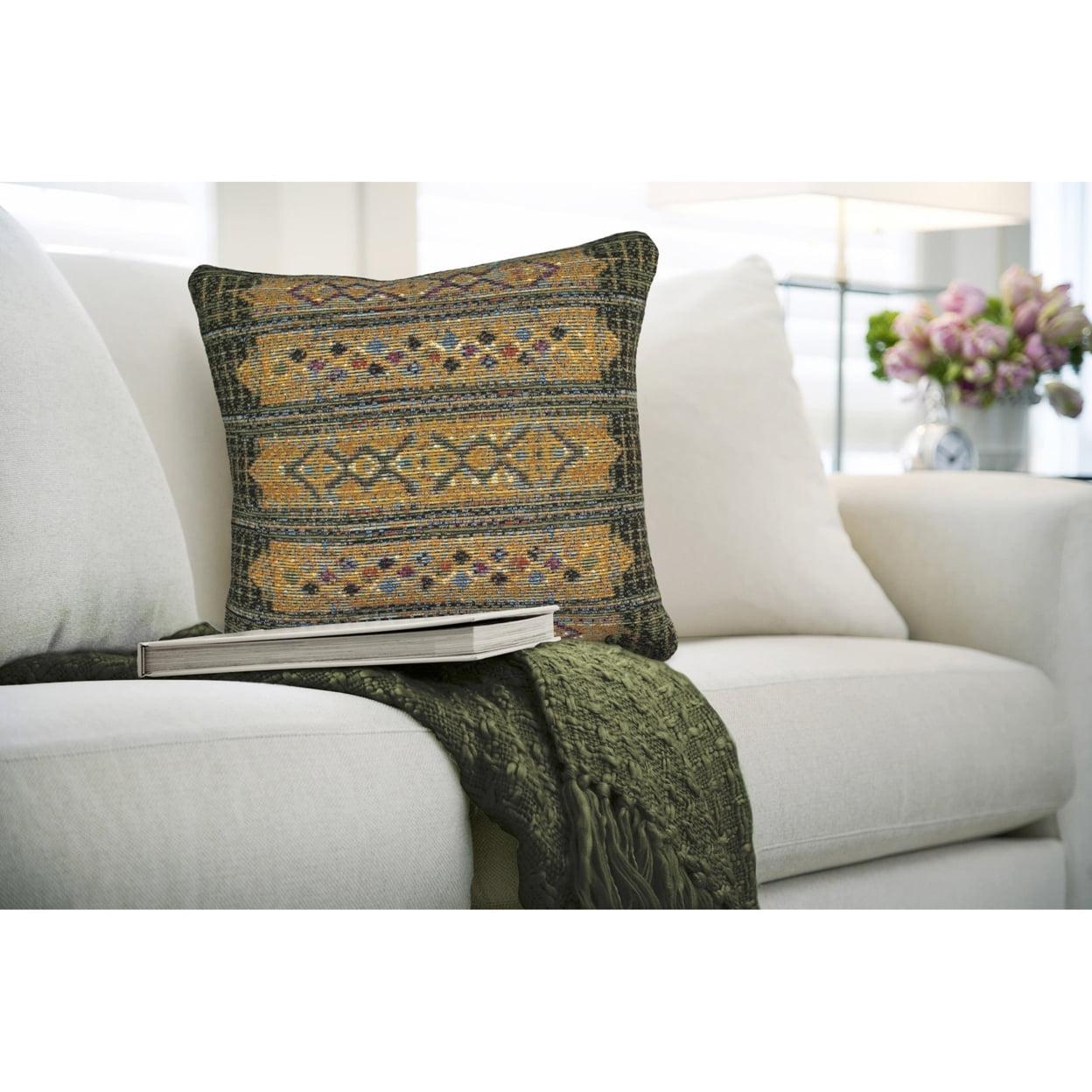 Liora Manne Geometric Indoor/Outdoor Throw Pillow
