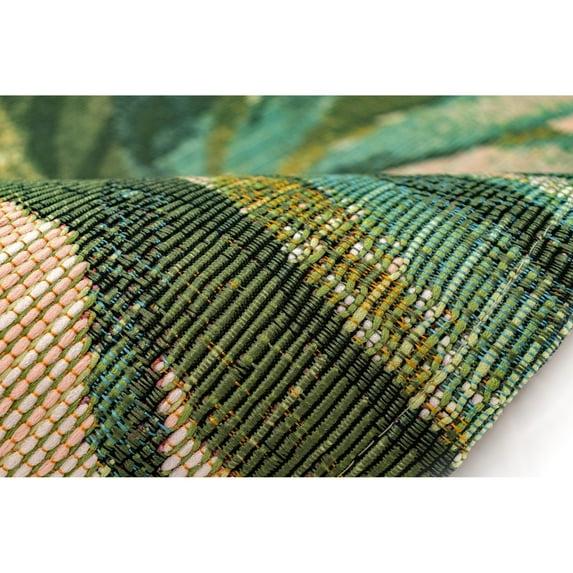Liora Manne Marina Tropical Leaf Indoor/Outdoor Rug Cream 7'10" x 9'10"