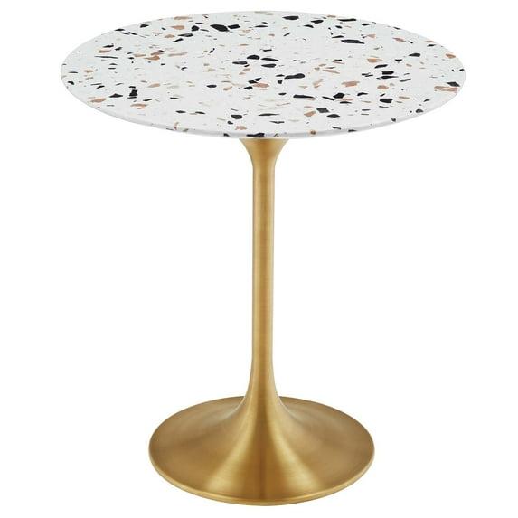 Modway Modway Lippa 20" Round Terrazzo Side Table