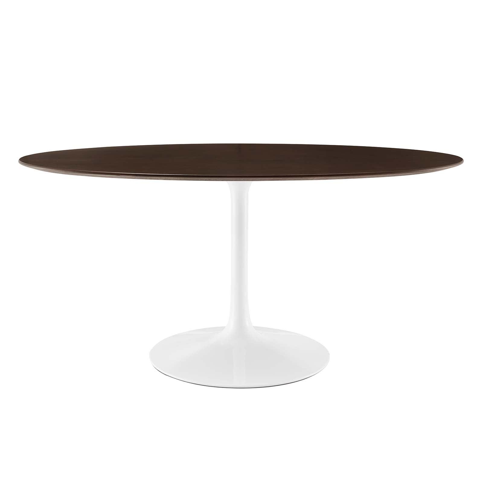 Modway Modway Silver Orchid Fein Oval Dining Table