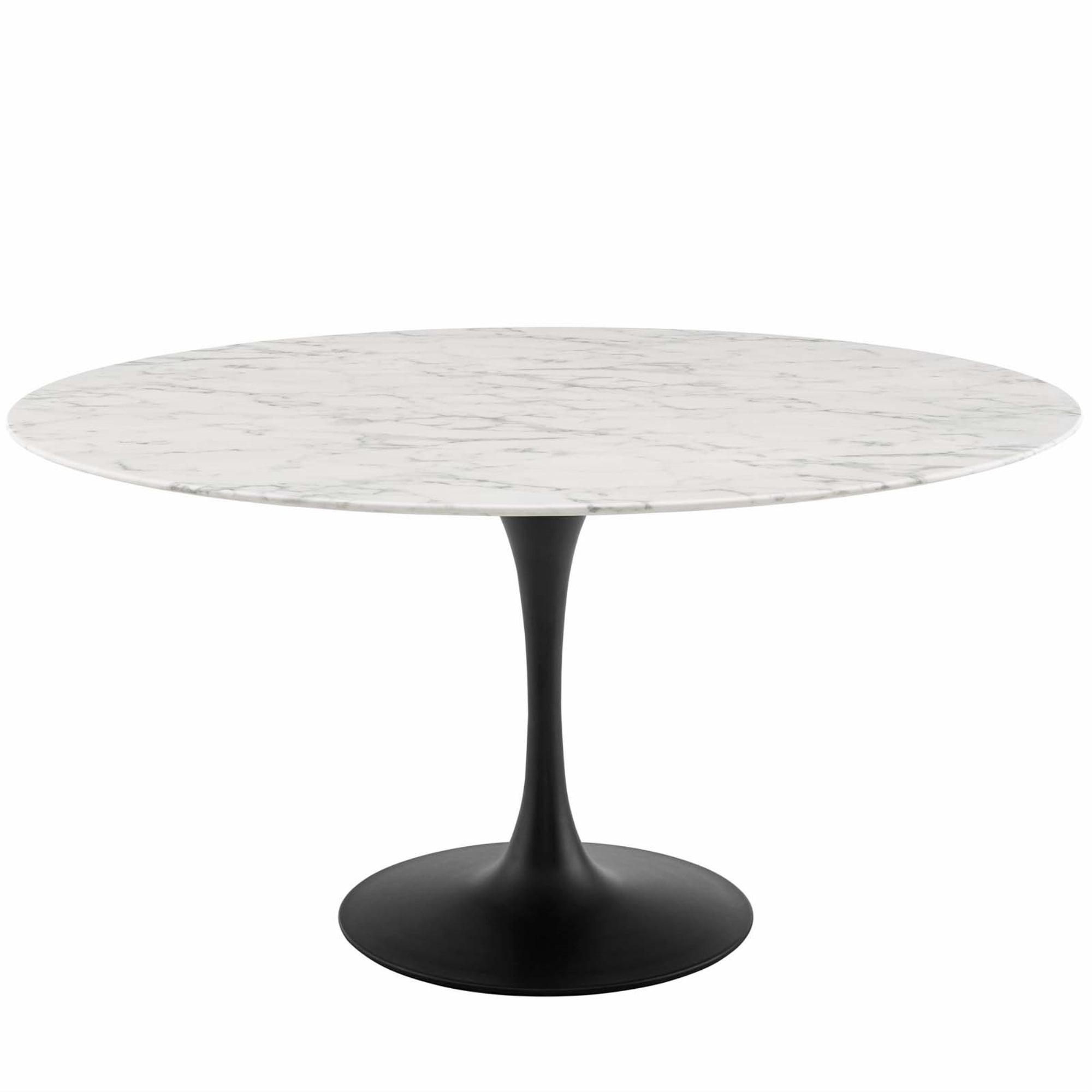 Lippa Oval Artificial Marble Dining Table by Modway