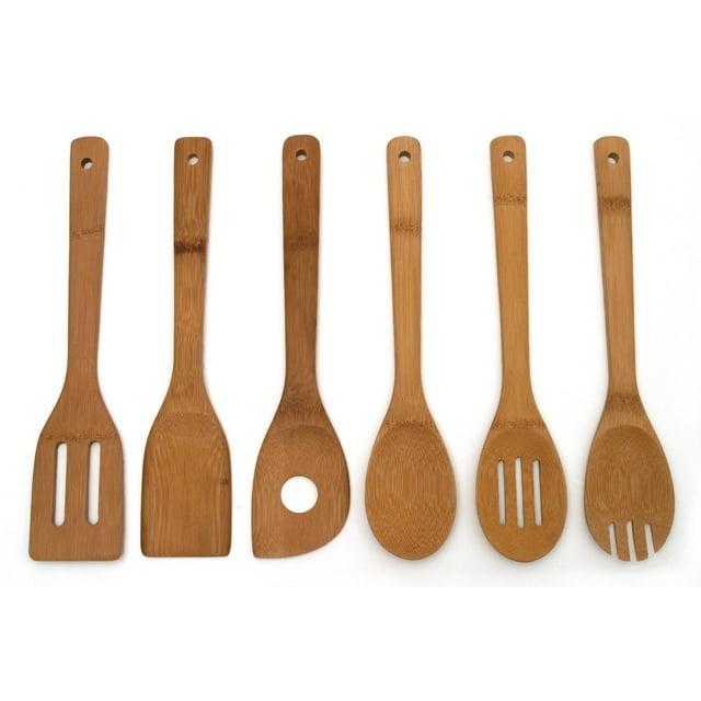 Lipper Bamboo Tools in Mesh Bag Set (6 Pieces)