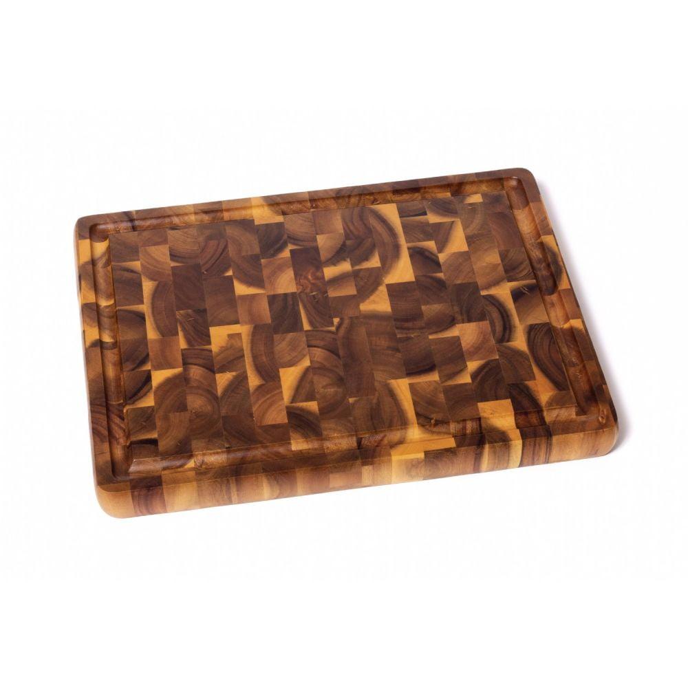 Acacia Large Cutting Board with Cutout Handles - Lipper International