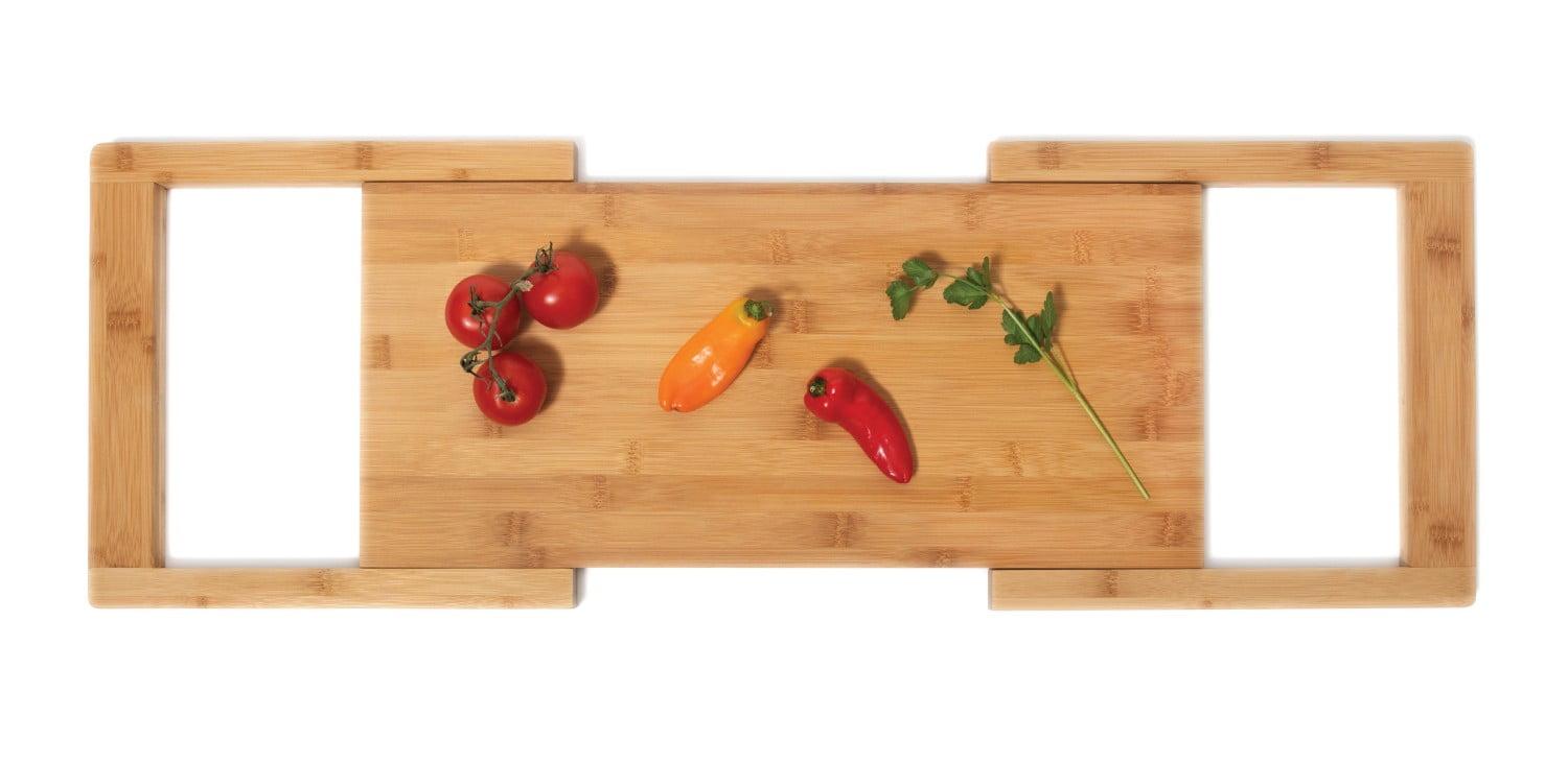 Lipper International Bamboo Over-the-Sink Expandable Cutting Board, 34" x 11 1/2"
