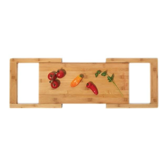 Lipper International Bamboo Over-the-Sink Expandable Cutting Board, 34" x 11 1/2"