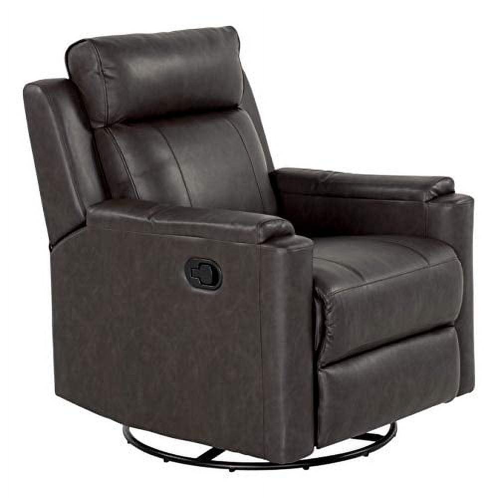 Millbrae Leather Swivel Recliner Armchair