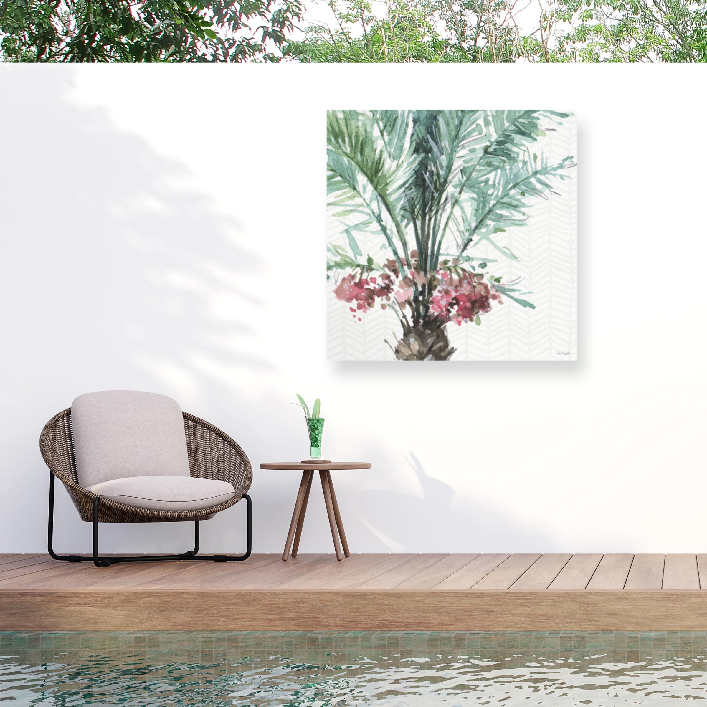 Trademark Fine Art - Lisa Audit 'Mixed Greens V' Outdoor Canvas - 14x14