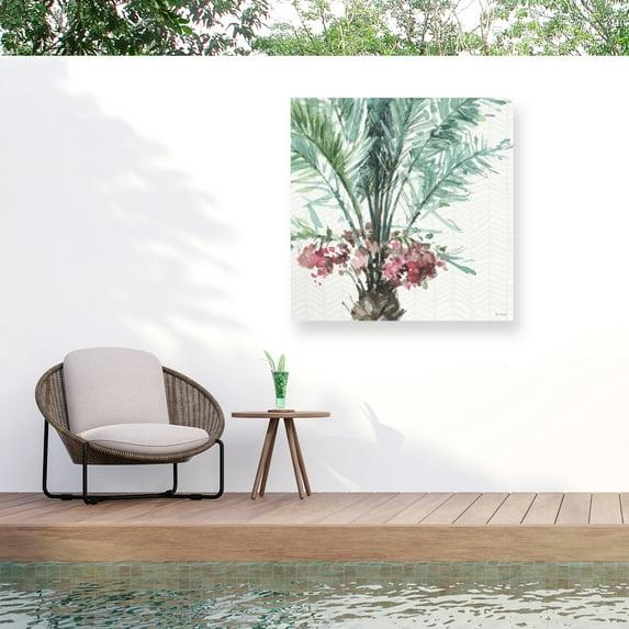 Trademark Fine Art - Lisa Audit 'Mixed Greens V' Outdoor Canvas - 14x14