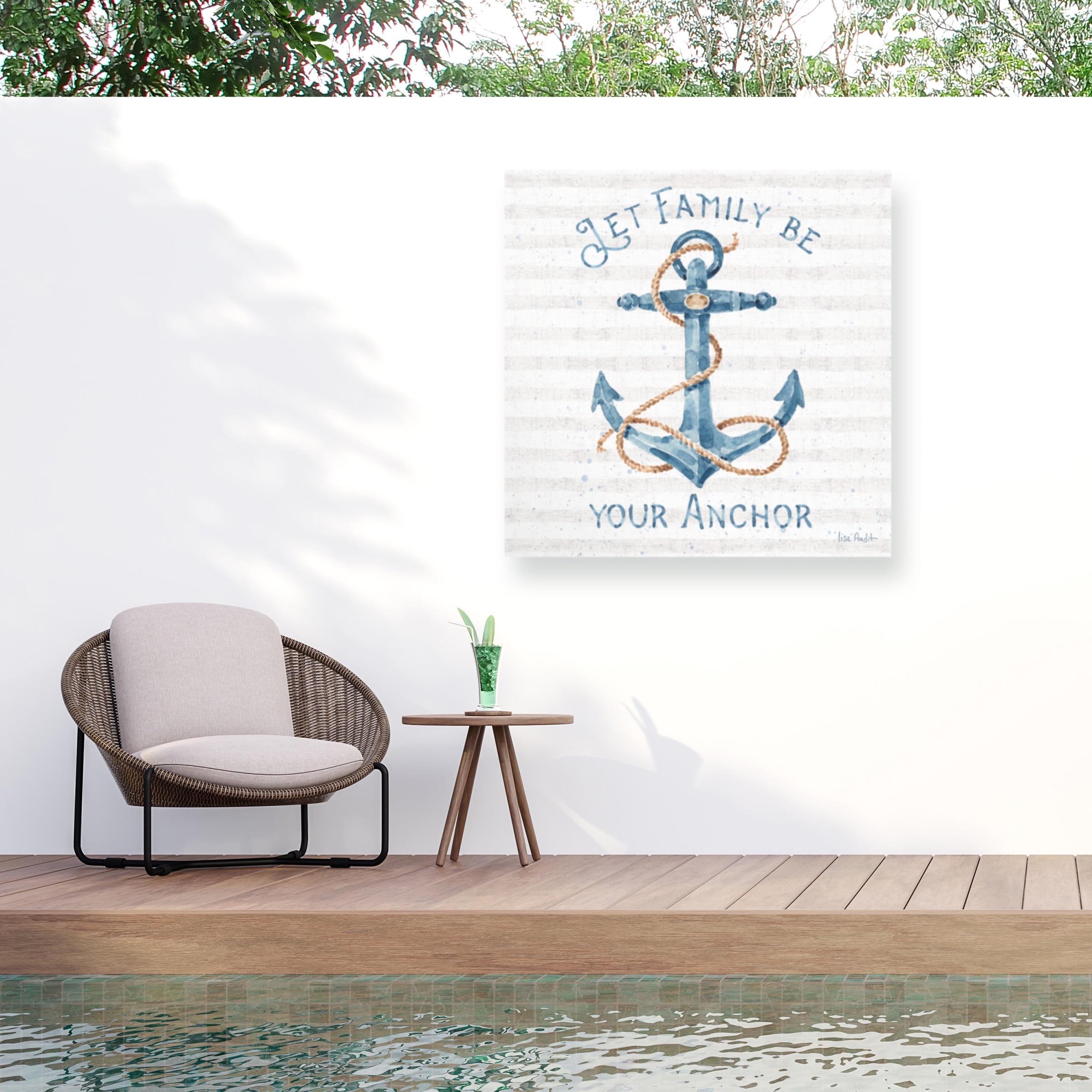 Trademark Fine Art - Lisa Audit 'Nautical Life Iv' Outdoor Canvas - 14x14