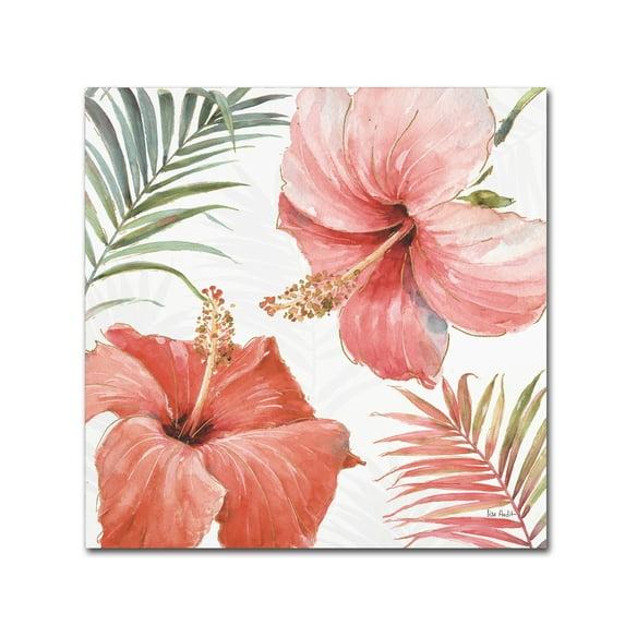 Lisa Audit 'Tropical Blush III' Canvas Art - 14x14