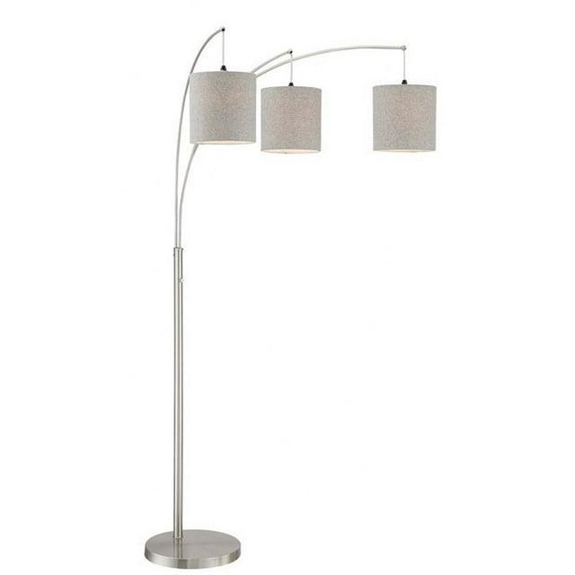 Lite Source Ls-83282 Norlan 3 Light 93" Tall Arc And Tree Floor Lamp - Grey