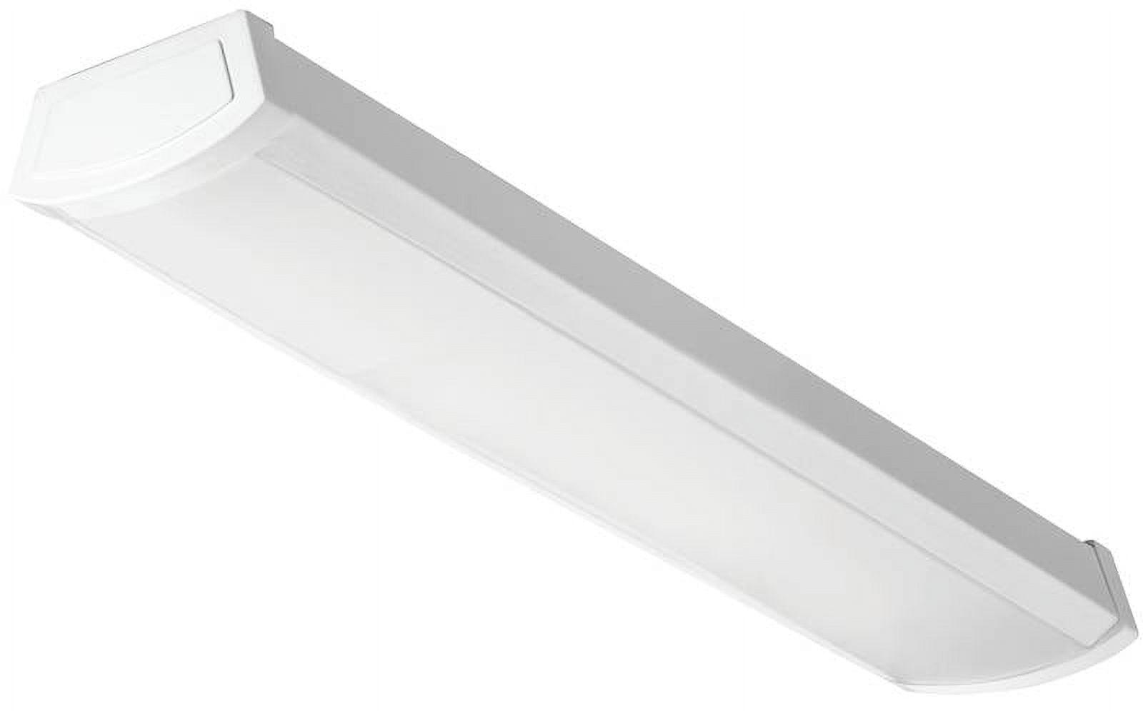 Sleek 24.75" White LED Energy Star Flush Mount for Indoor/Outdoor