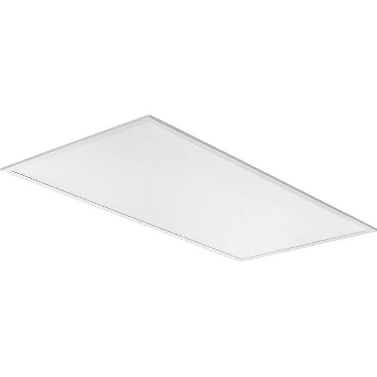 White Aluminum 2x4 LED Flat Panel Ceiling Light