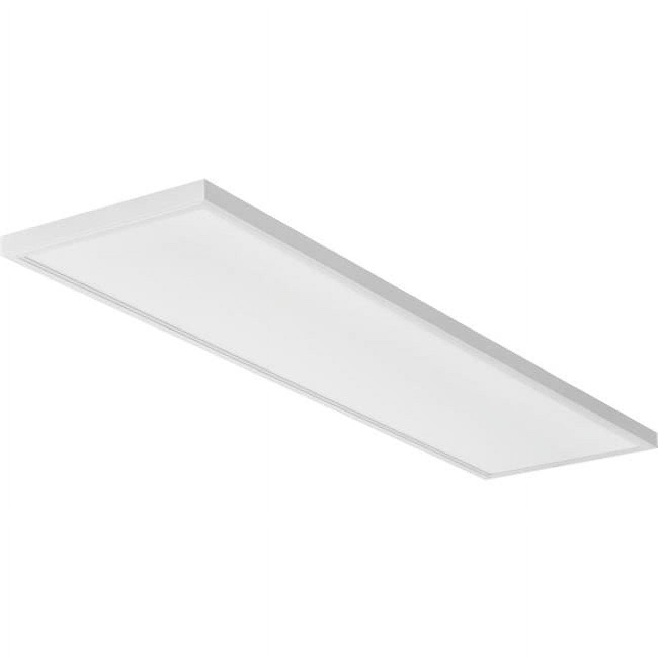 Sleek 47" White Aluminum LED Ceiling Panel with Dimmable Light