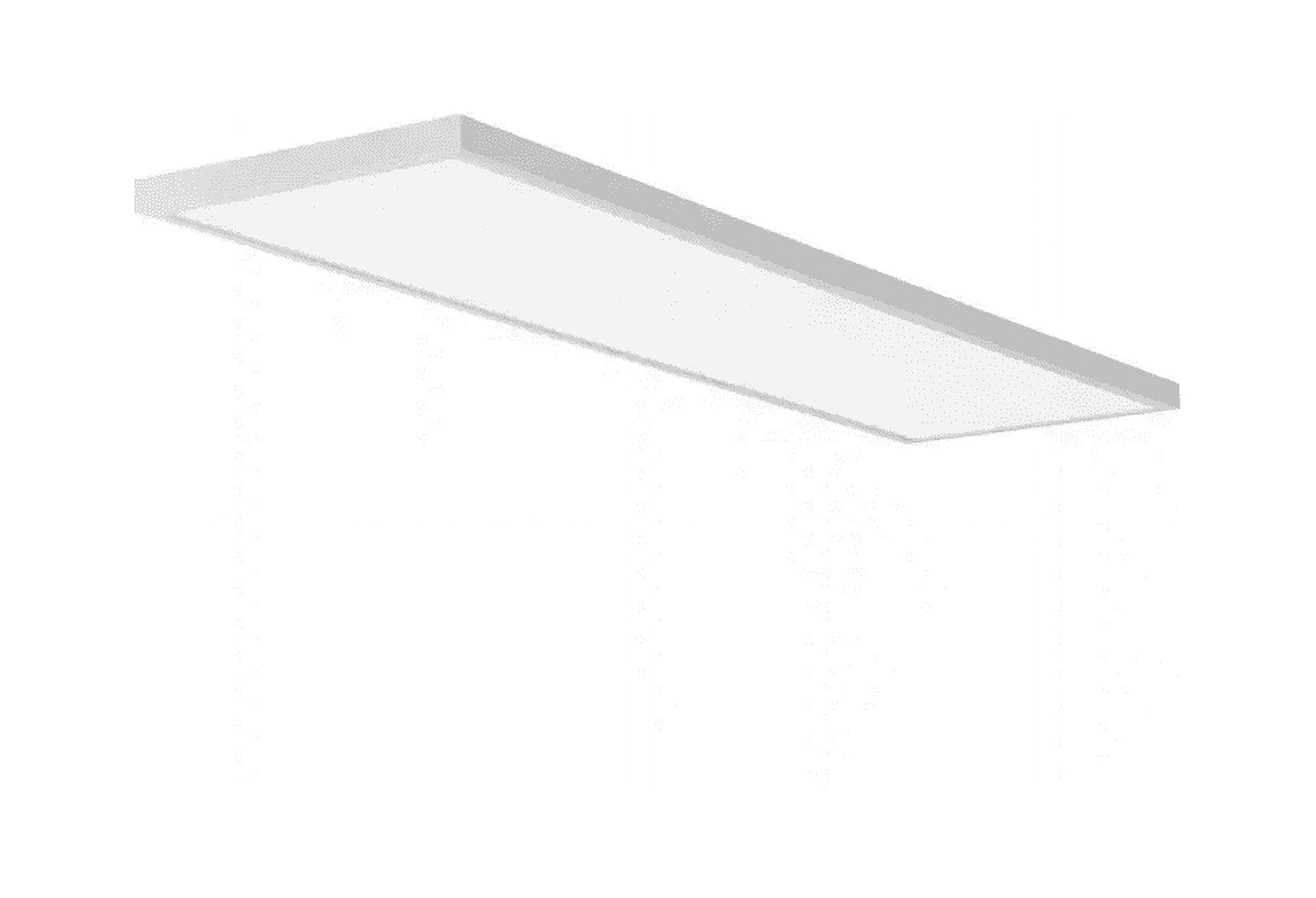 White Aluminum Rectangular LED Flush Mount Ceiling Light