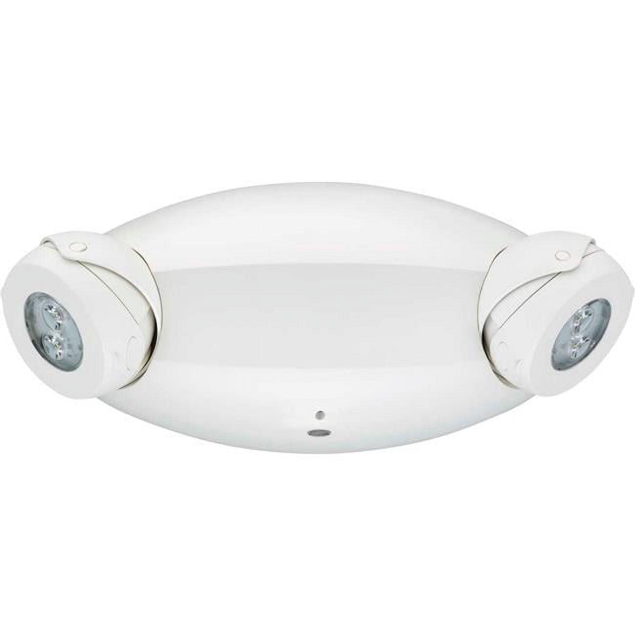 White Plastic UL Listed Integrated LED Emergency Light