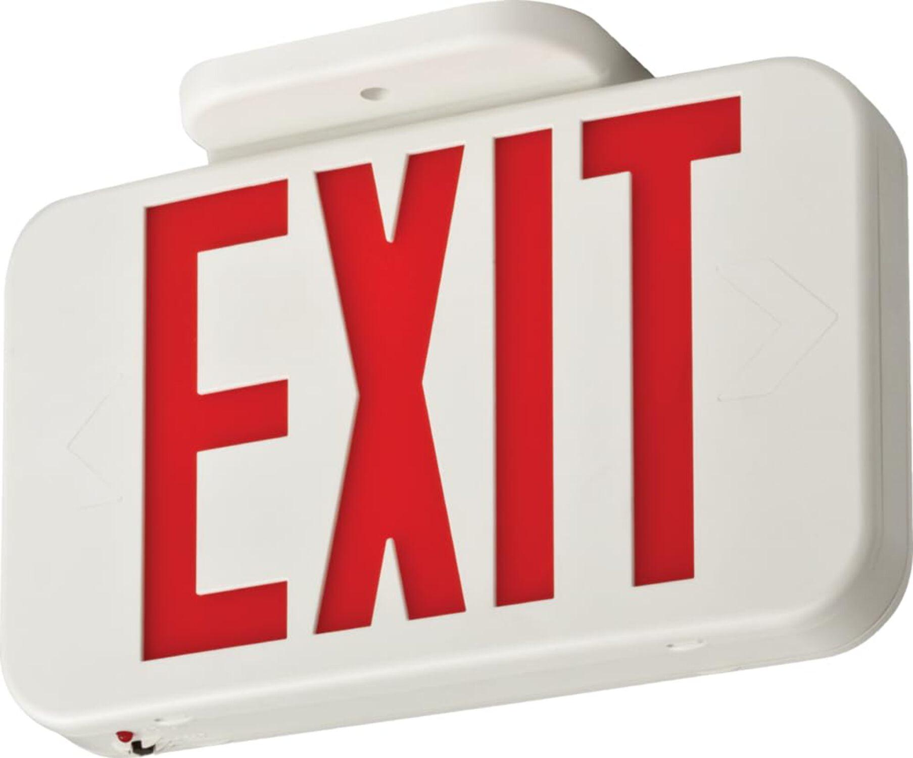 Lithonia Lighting Exrg El Contractor Select Exrg Integrated Led Exit Sign - White