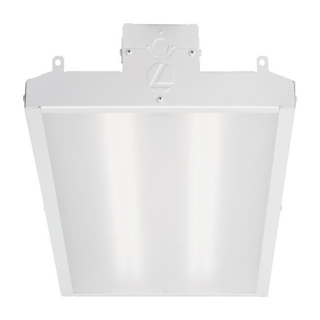 White Aluminum LED High Bay Fixture with Hanging Chain Mount