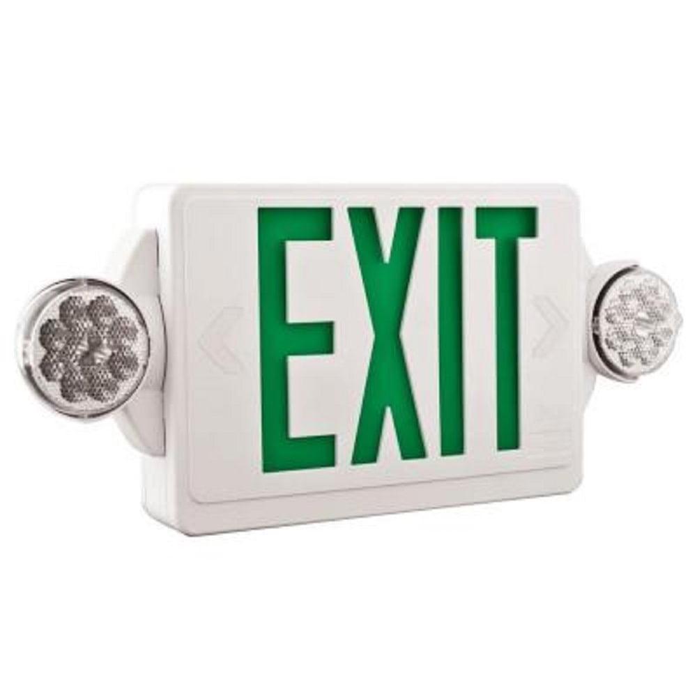 Lithonia Lighting Thermoplastic LED Emergency Exit Combo Sign