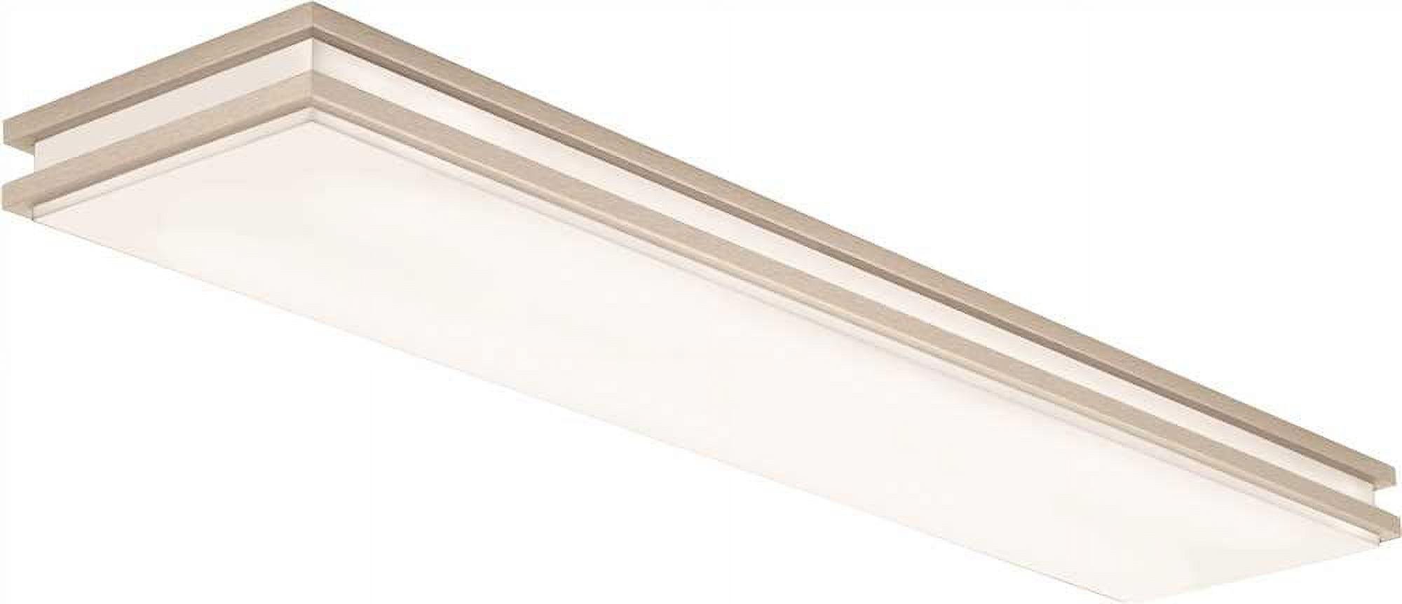 Brushed Nickel 48'' Aluminum LED Flush Mount Light