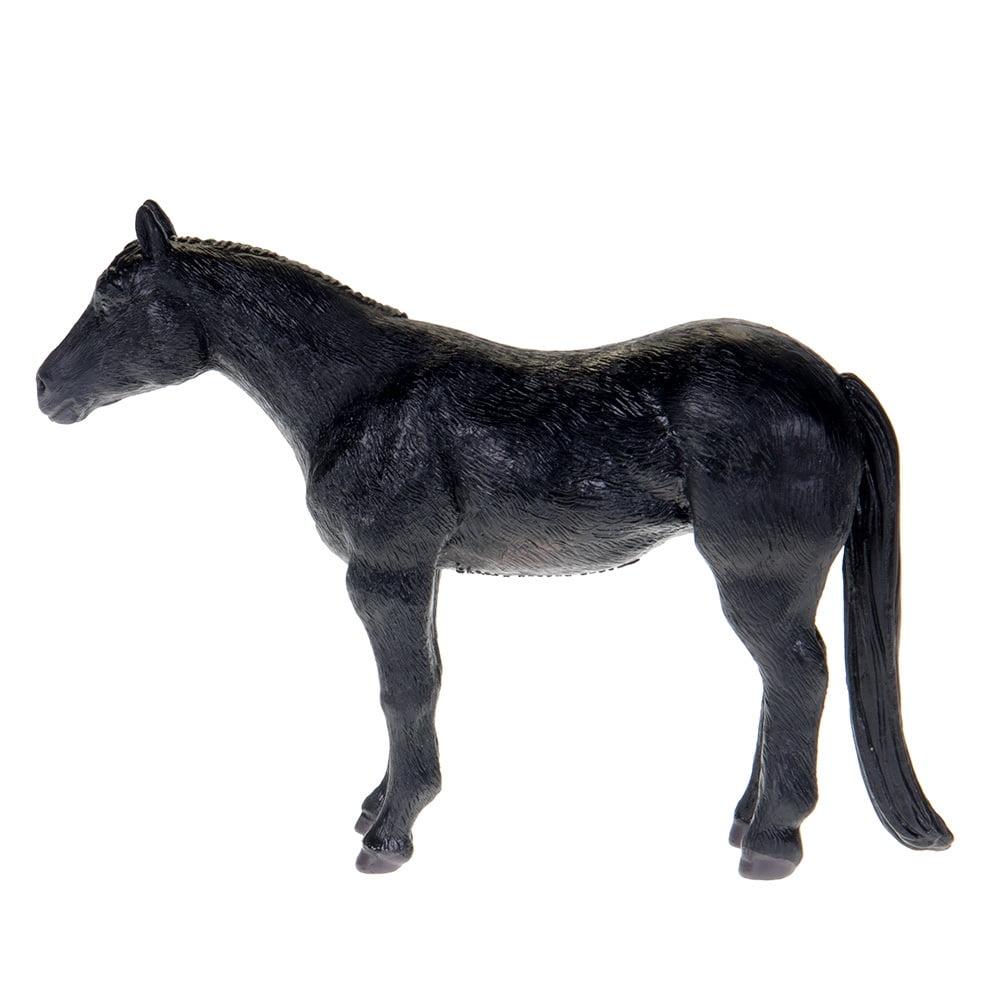 Little Buster 6" Black Plastic Quarter Horse Toy