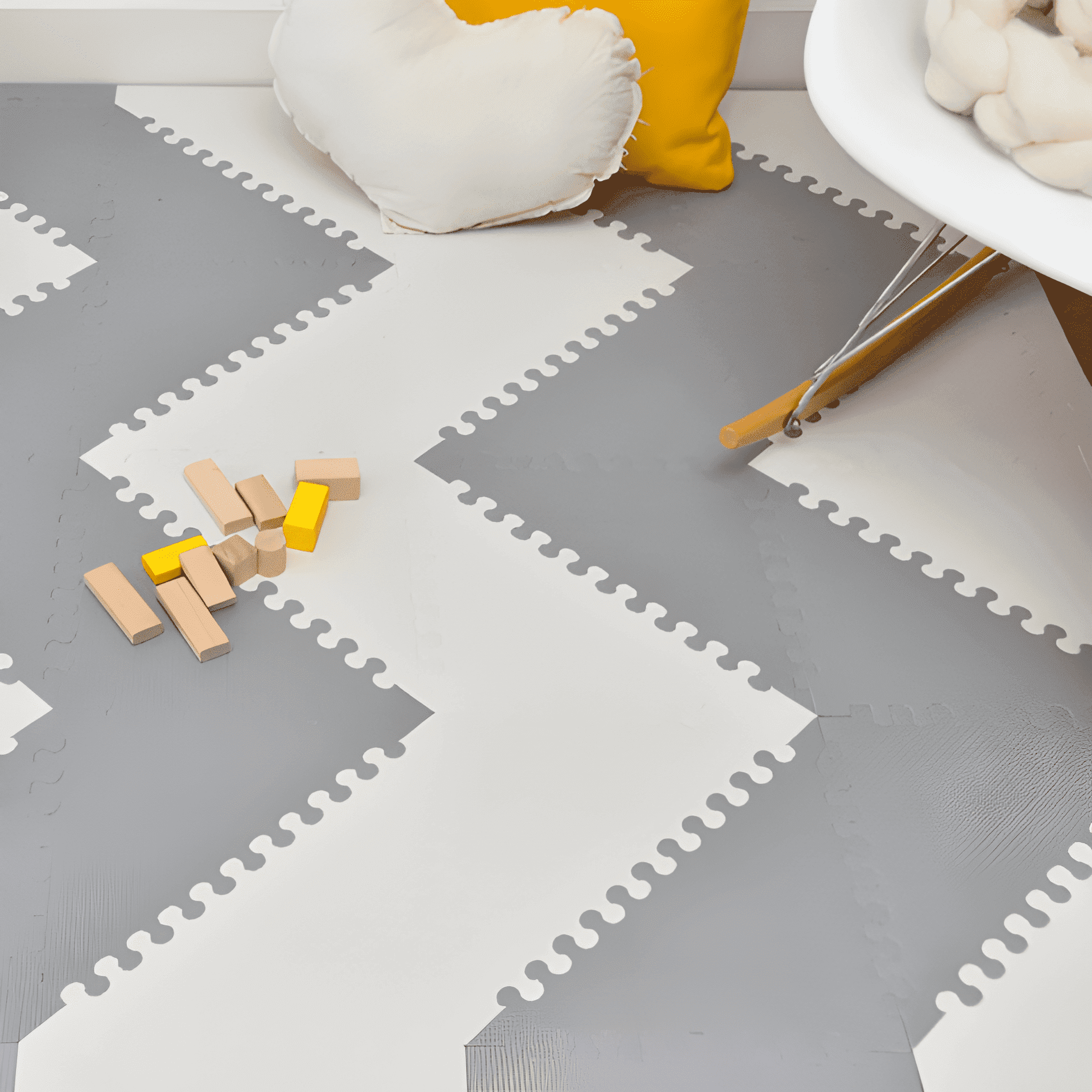 Little Fun Times Baby Foam Playmat – 72 Pieces, 51.2" x 64", for Toddlers & Infants