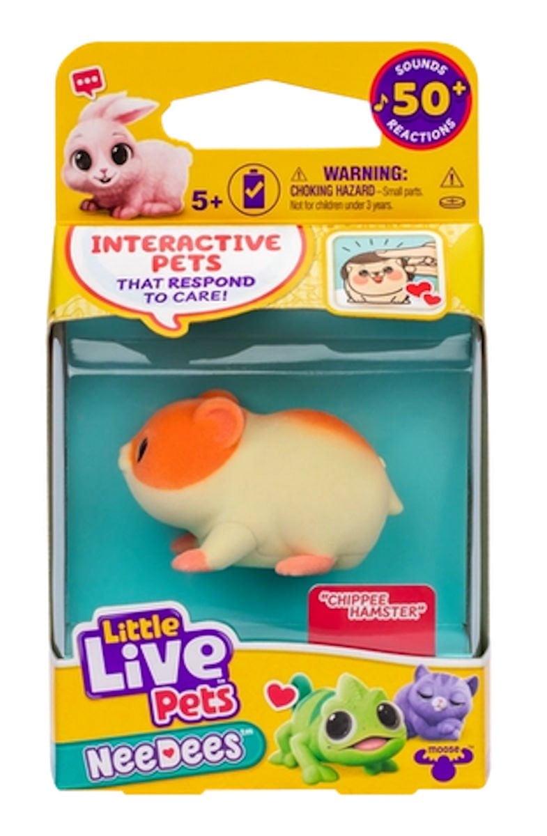 Little Live Pets NeeDees, Interactive Wearable Take-Anywhere Electronic Toy, Collect All 13, Ages 5+