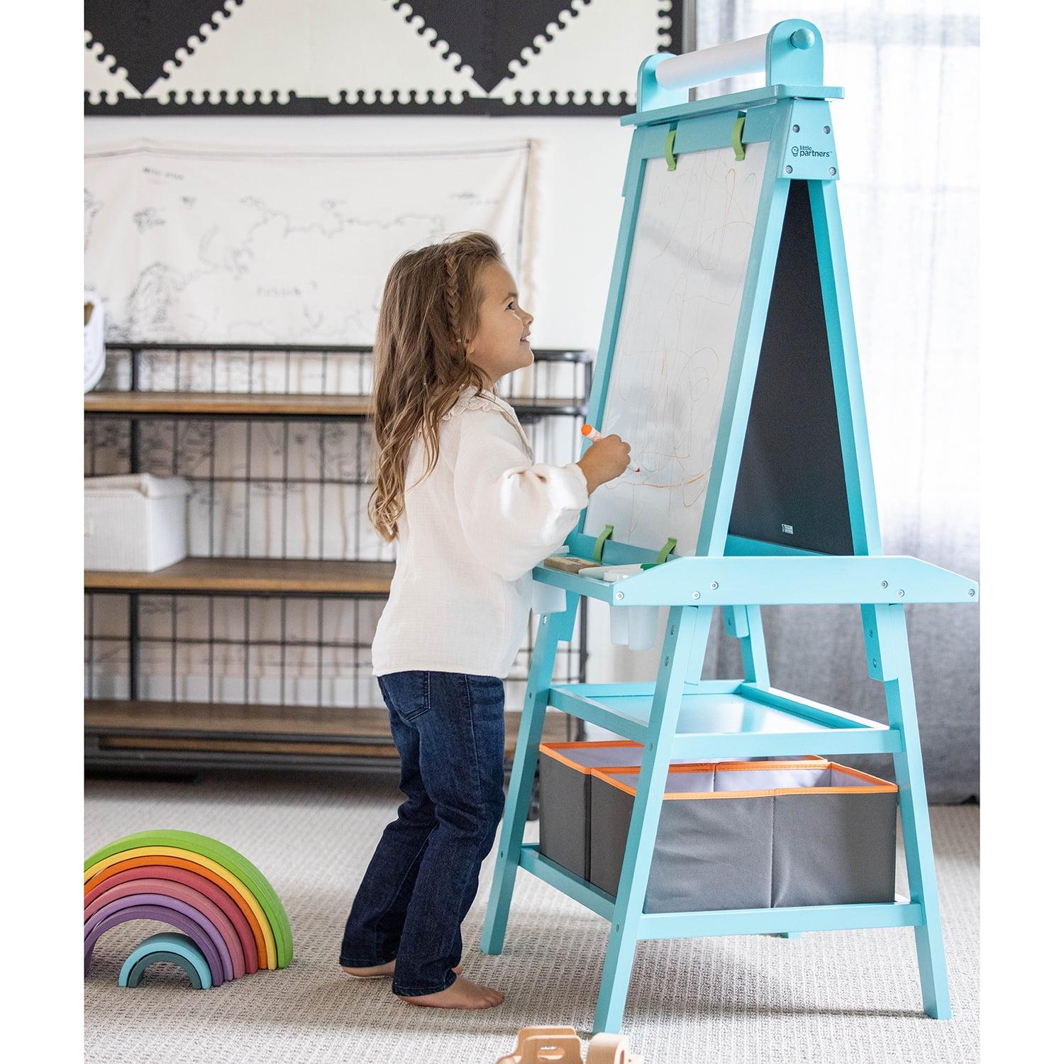 Little Partners Deluxe Art Magnetic Board Easel & Reviews | Wayfair