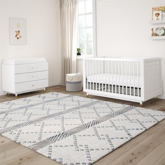 Little Seeds Little Seeds Aviary Toddler Rail with Spindles, White