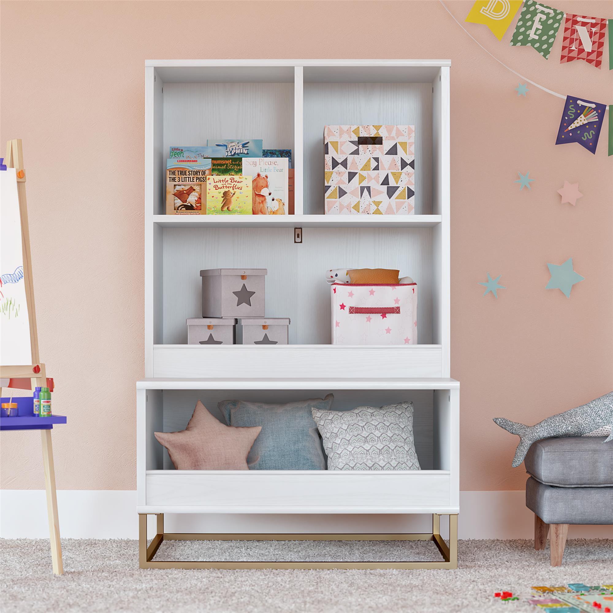 Charlie Kids' Multi-Use Toy Storage Organizer & Bookcase