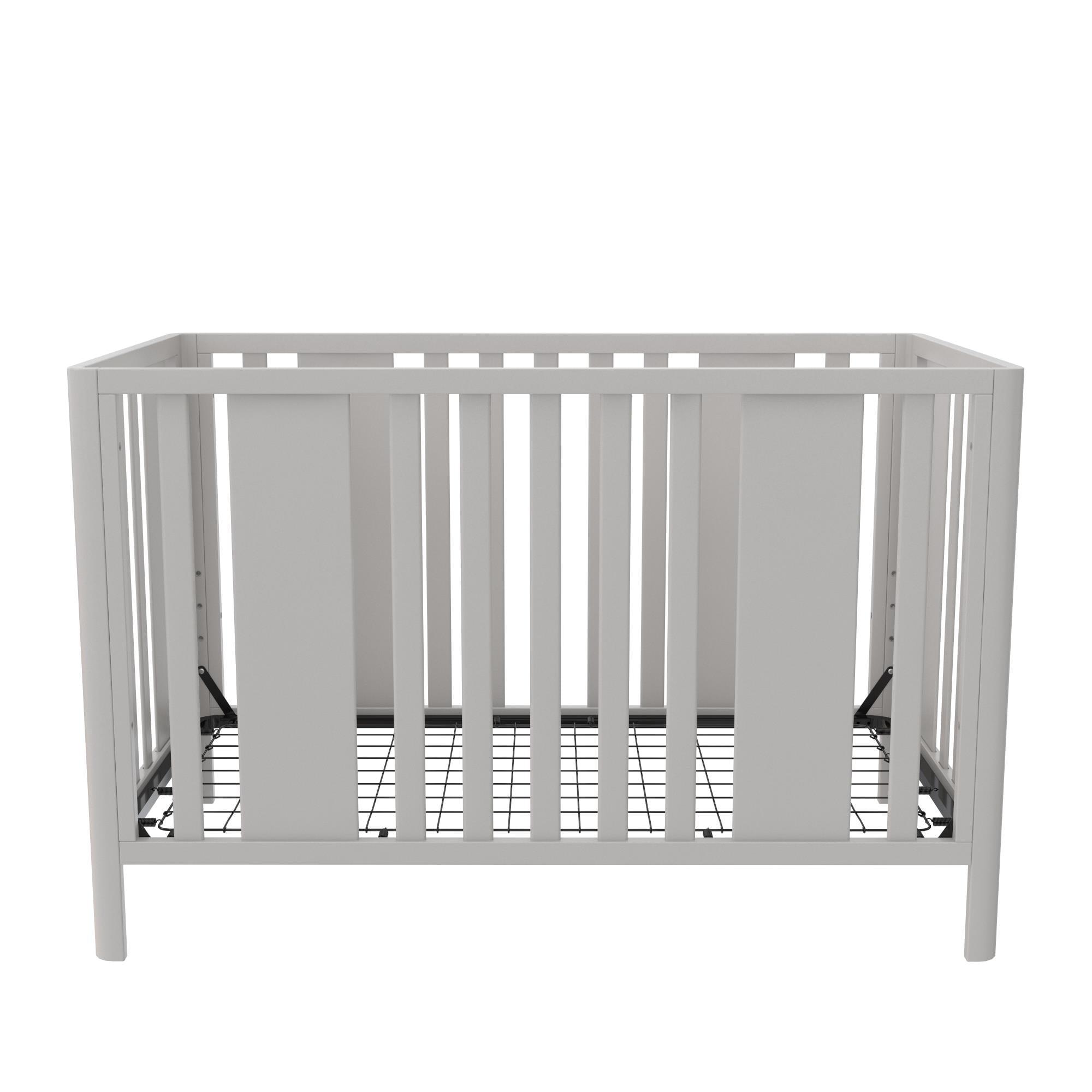 Crawford Sharkey Gray 3-in-1 Convertible Wood Crib