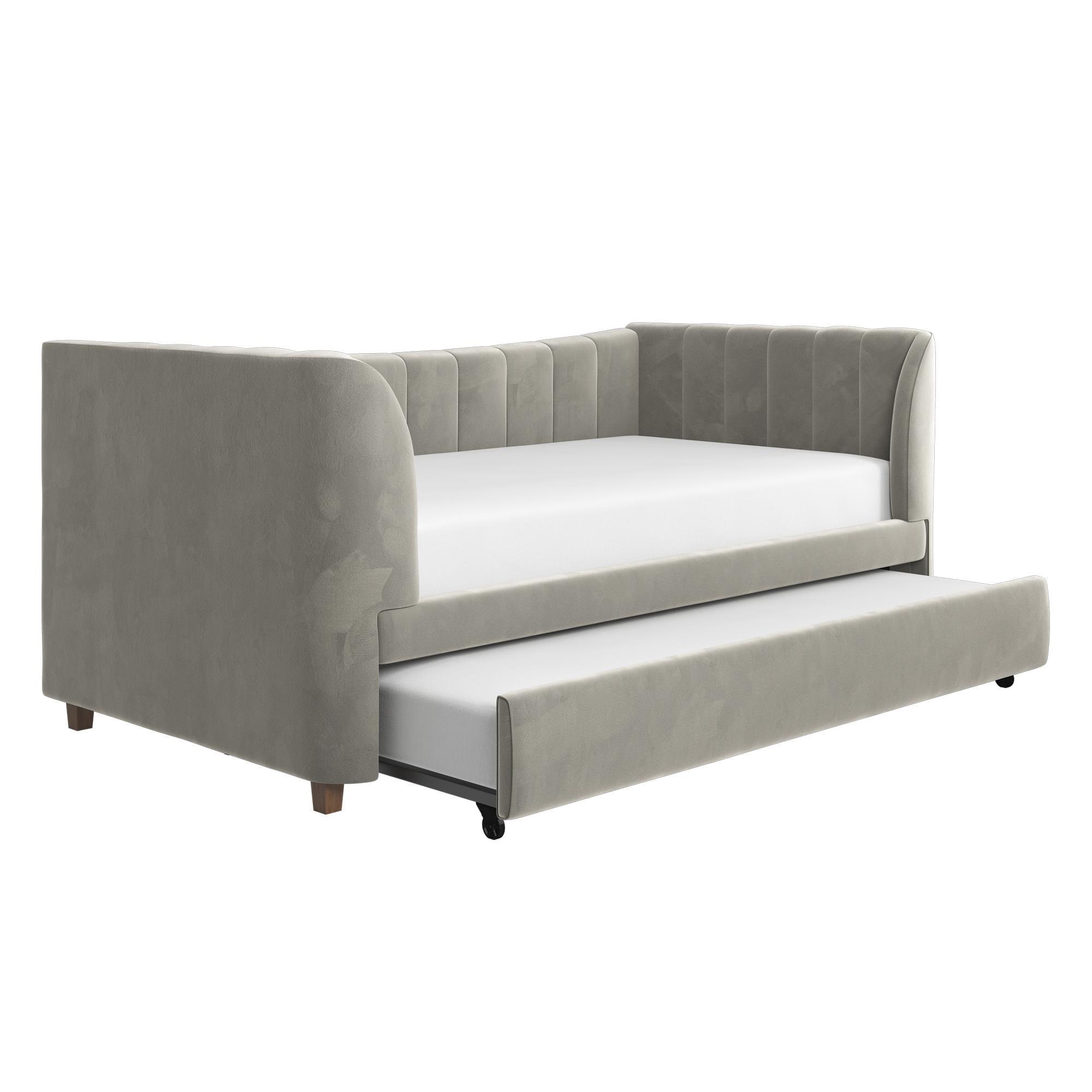 Valentina Twin Upholstered Daybed with Trundle