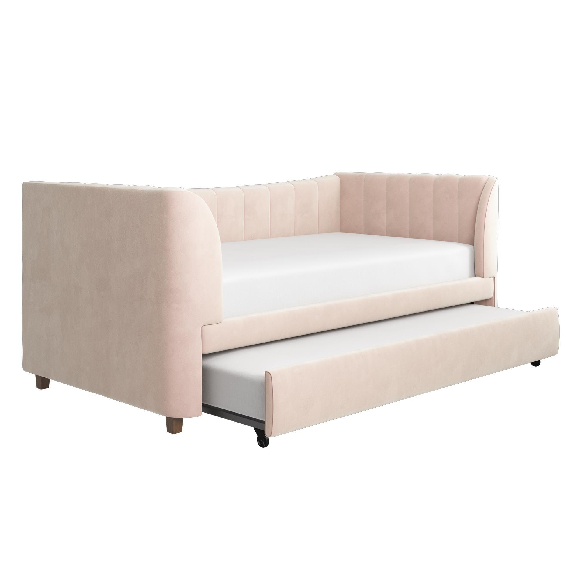 Valentina Twin Upholstered Daybed with Trundle