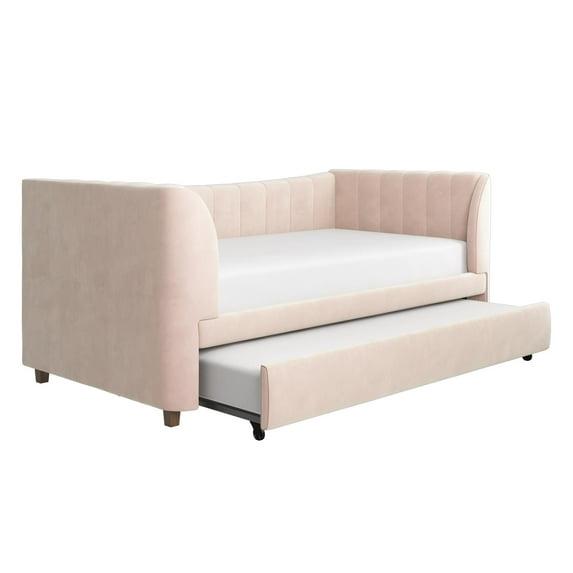 Valentina Twin Upholstered Daybed with Trundle