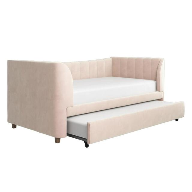 Valentina Twin Upholstered Daybed with Trundle