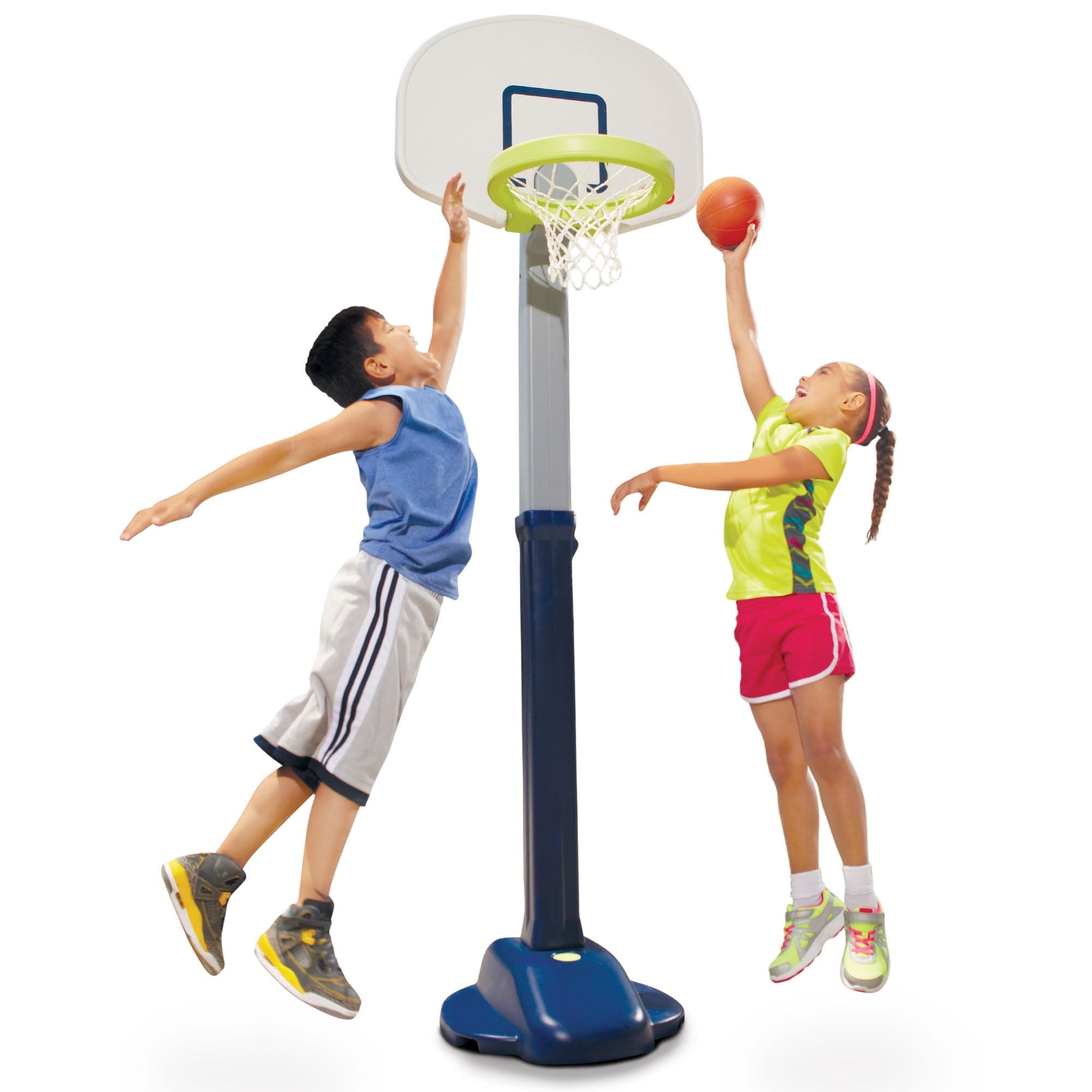 Little Tikes Adjustable Blue and Green Basketball Set