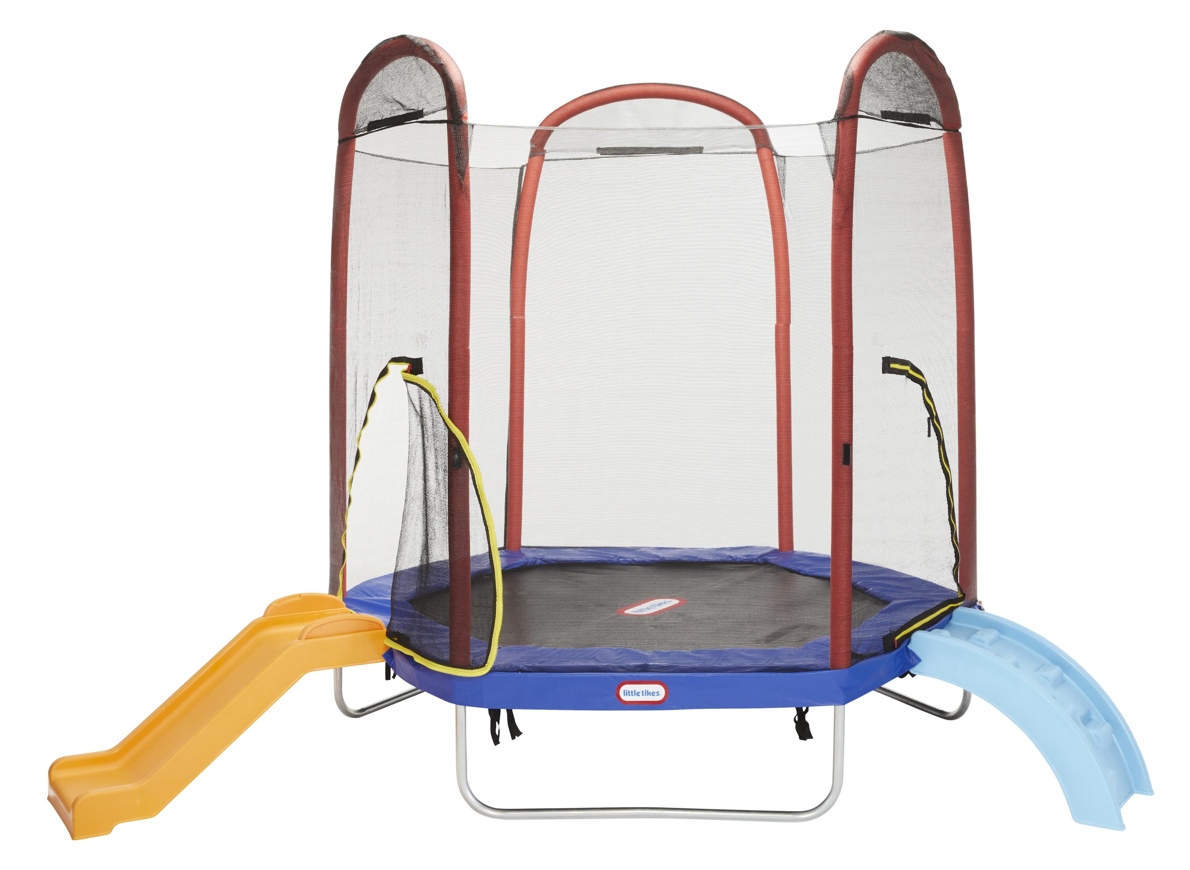Little Tikes 7' Climb and Slide Trampoline