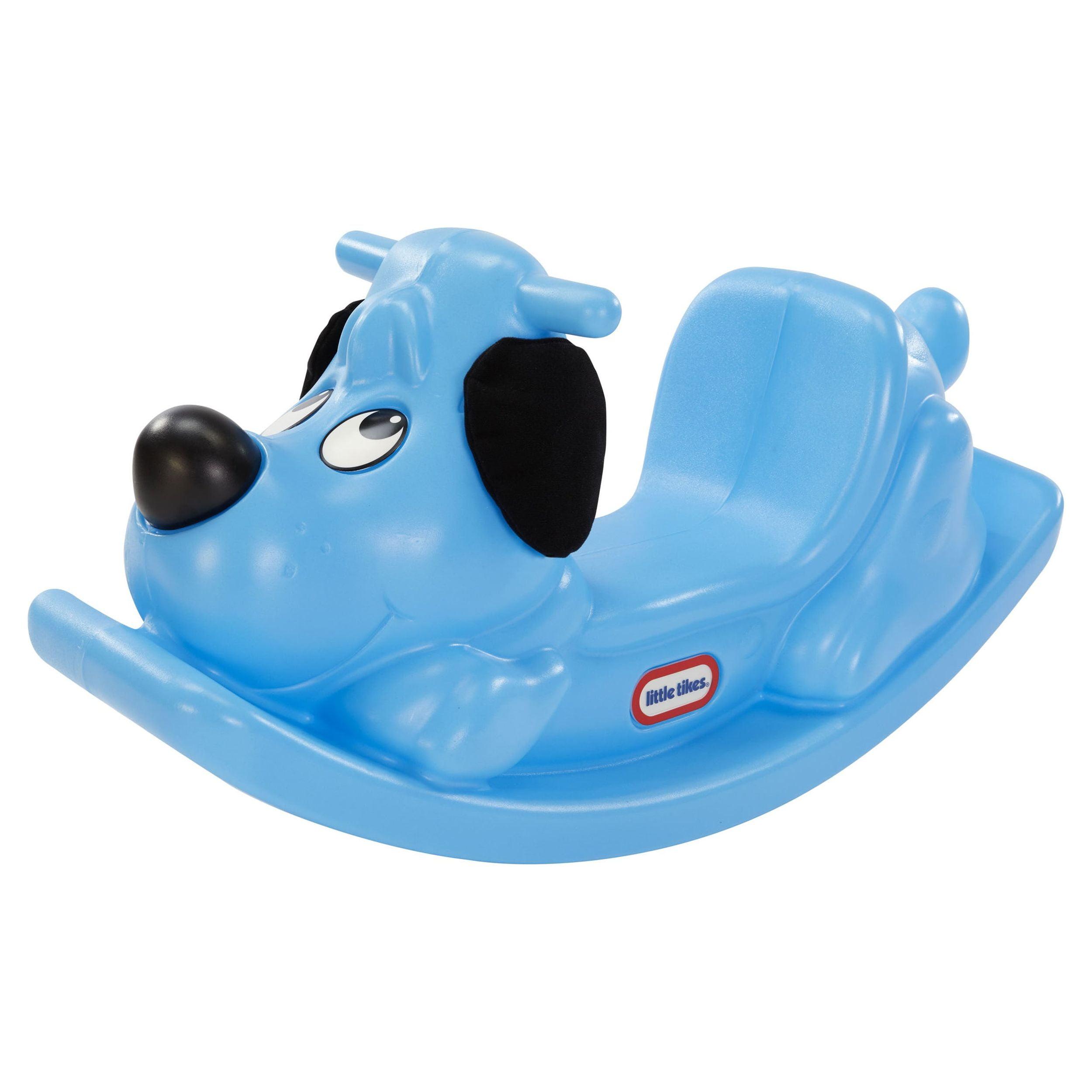 Little Tikes Rockin' Puppy in Blue, Toddler Ride-on Toy, Kids Ages 12 Months to 3 Years