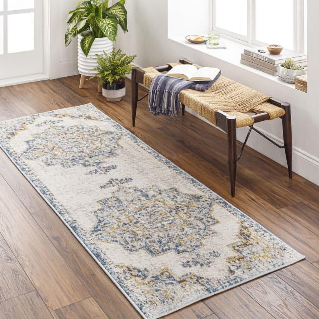 Mark & Day Gard 2'7"x10' Runner Woven Indoor Area Rugs Sky Blue