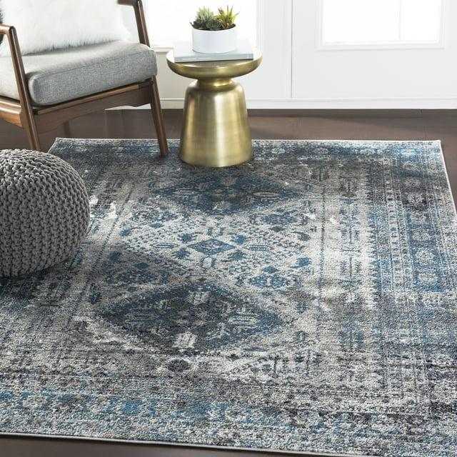 Livabliss 6'7"x9' Melissa Traditional Rugs Gray