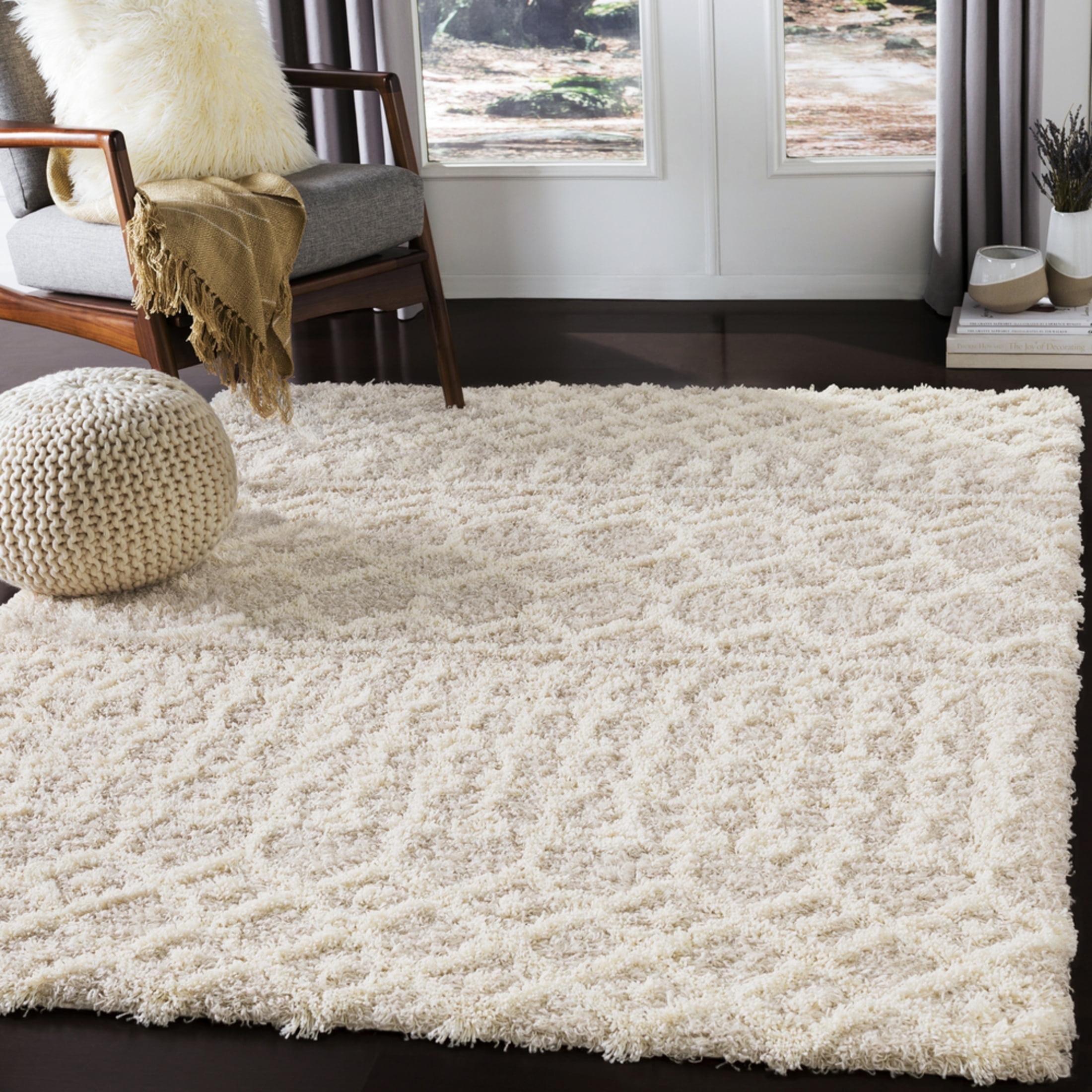 Livabliss Urban Shag Global Moroccan Area Rug,2' x 2'11",Beige