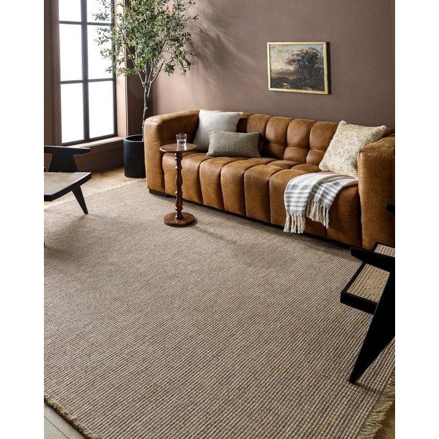 Hauteloom Rectangle Area Rug Light Brown