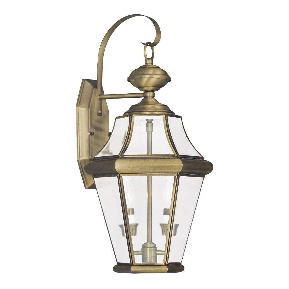 Livex Lighting Georgetown 2 - Light Wall Light in  Antique Brass