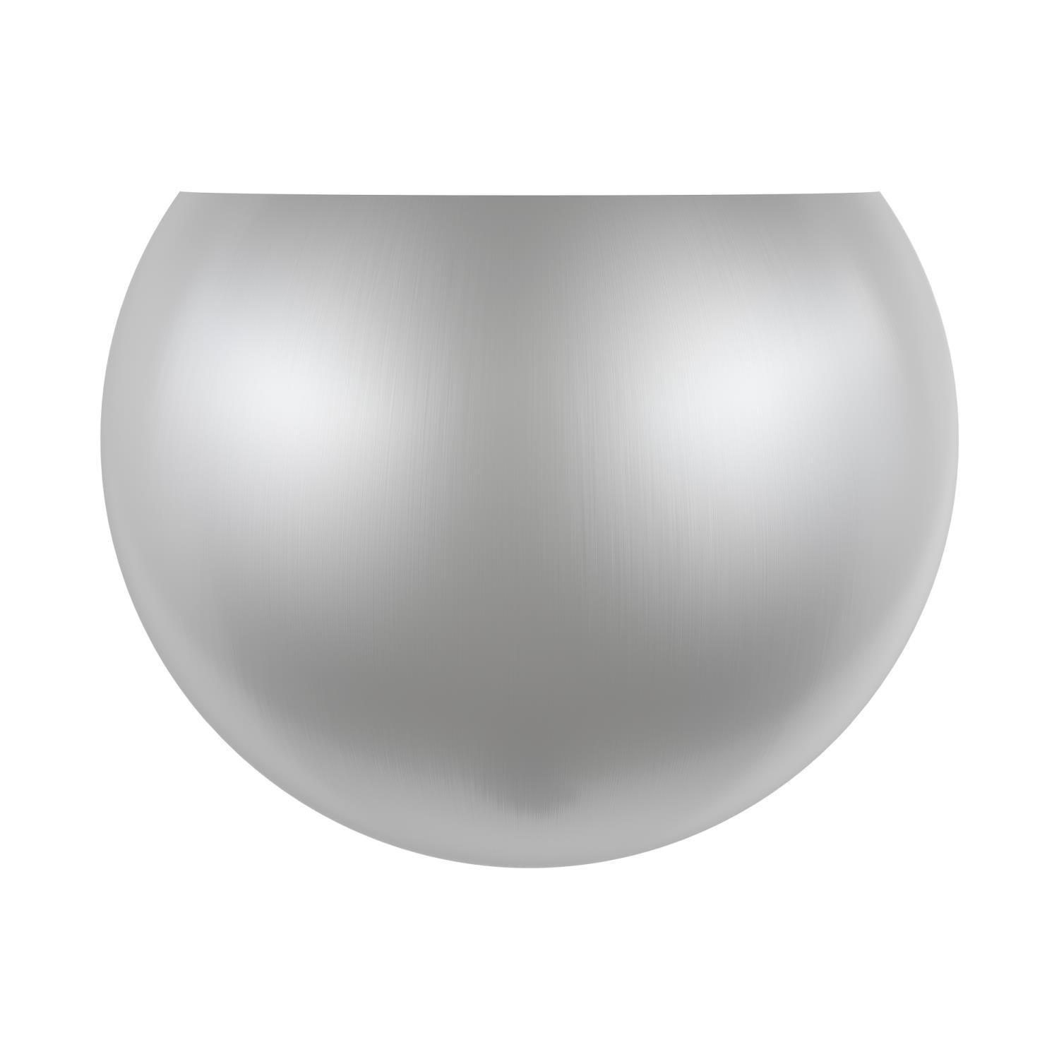 Piedmont Contemporary Half Moon Wall Sconce in Brushed Nickel