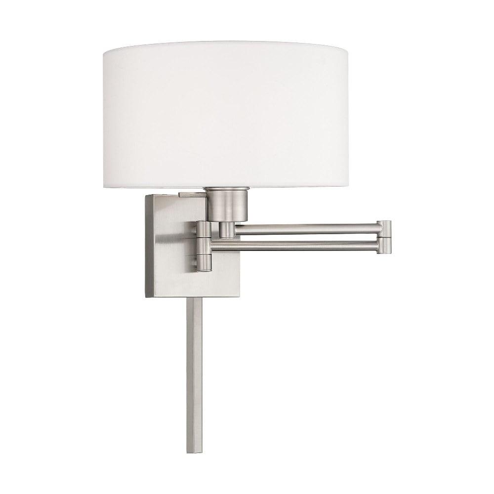 Livex Lighting 1 - Light Wall Light in  Brushed Nickel